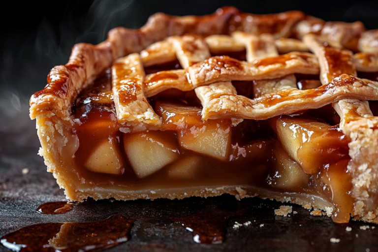 JUICY mouthwatering , saucy and delicious APPLE PIE