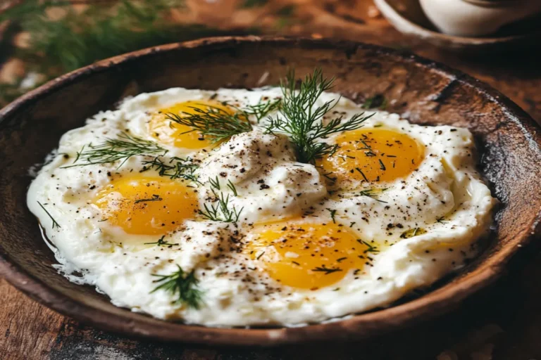 Cloud Eggs with Whipped Feta
