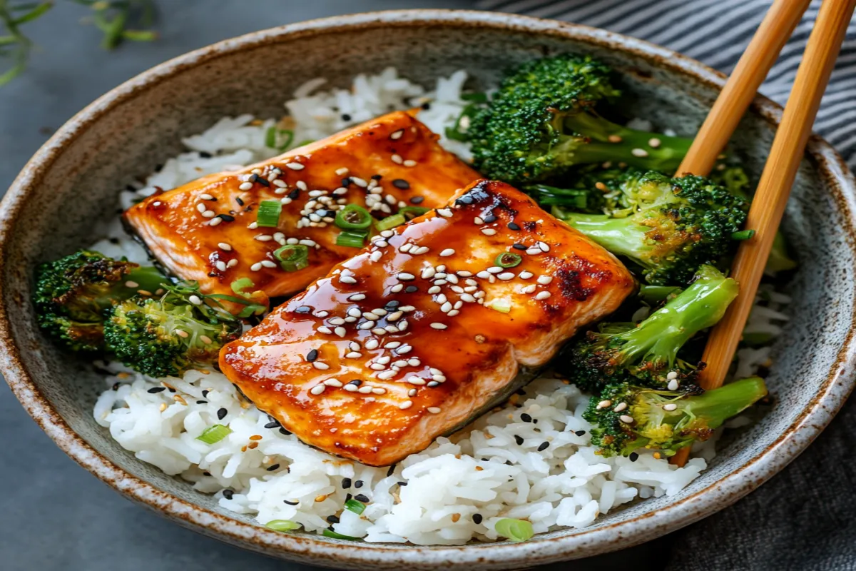 Teriyaki Salmon Bowl