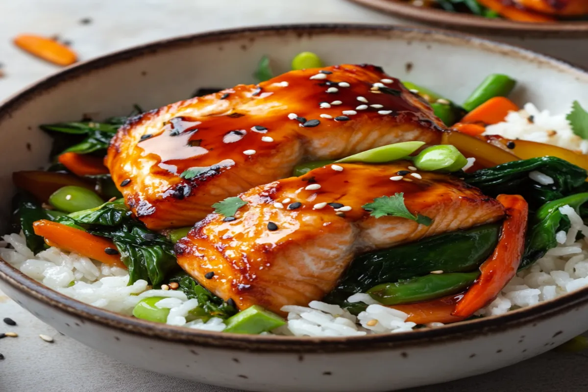 Teriyaki Salmon Bowl