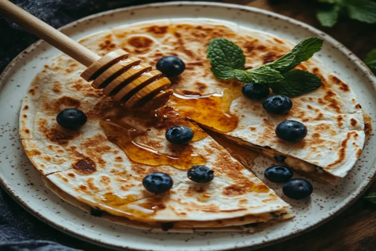 Blueberry Quesadilla