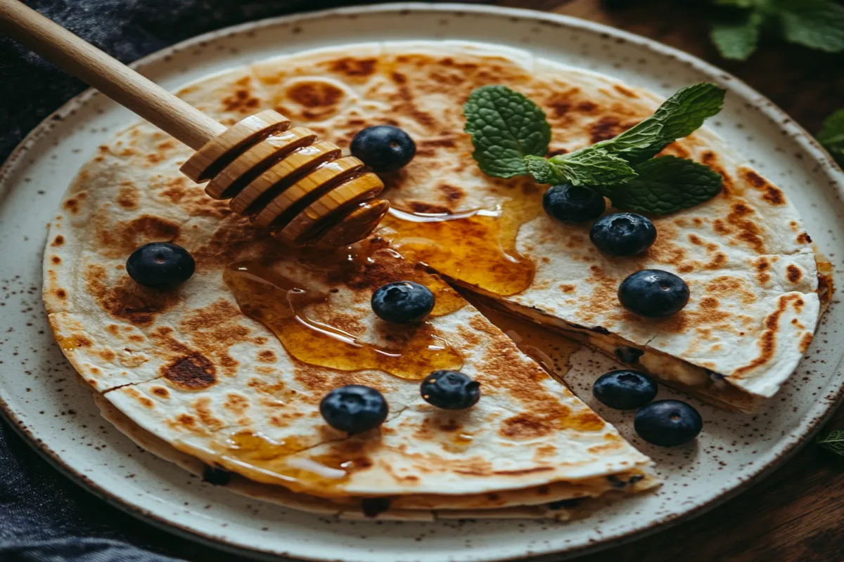 Blueberry Quesadilla