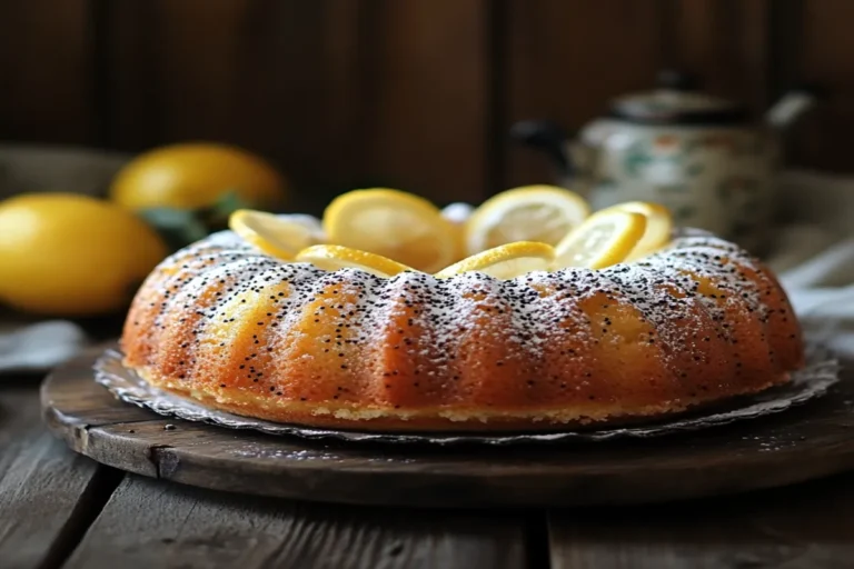 Lemon Poppy Seed Yogurt Cake