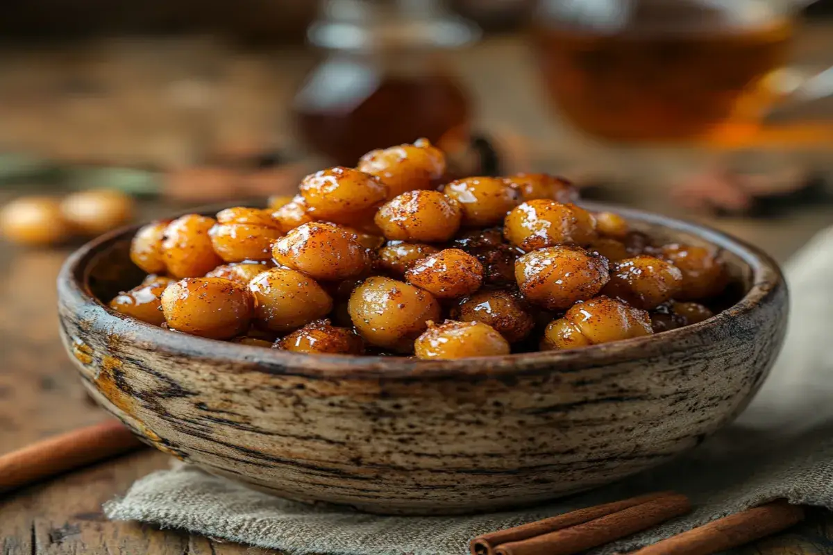 Sweet Roasted Chickpeas