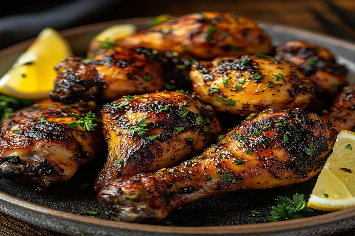 Greek-style chicken legs