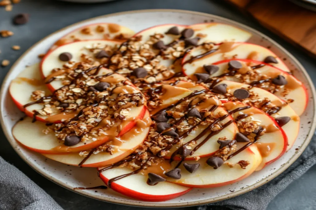 5-ingredient apple nachos for kids