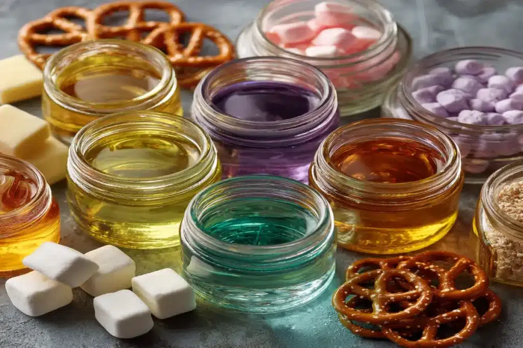Prep jars for dirty soda fizz snacks
